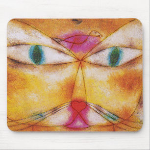 Mousepad Gato e pássaro - arte abstracta - Paul Klee