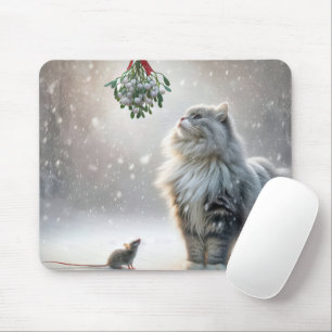 Mousepad Gato e Rato sob Mistura