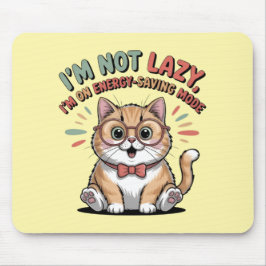 Mousepad Gato em Modo de Economia de Energia