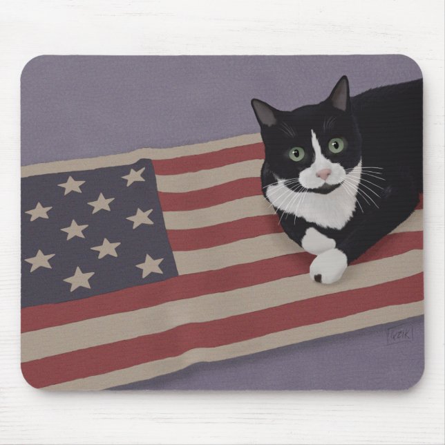 Mousepad Gato EUA  (Frente)