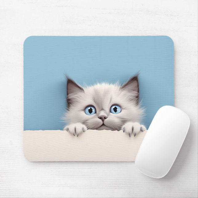 Mousepad Gato Gato Gato Gato Gato Gato-De-Pequim (Com mouse)