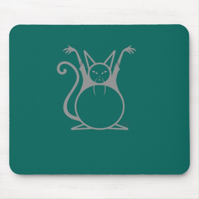 Mousepad Gato Gordo Mestre (Frente)