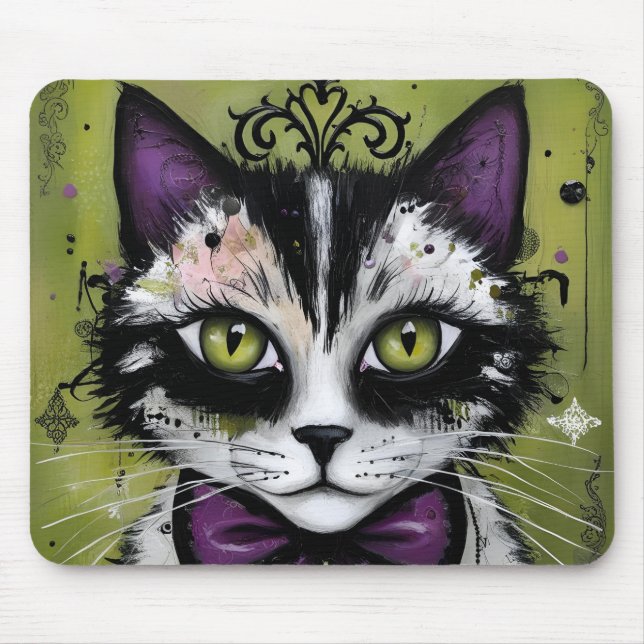 Mousepad Gato Gótico (Frente)