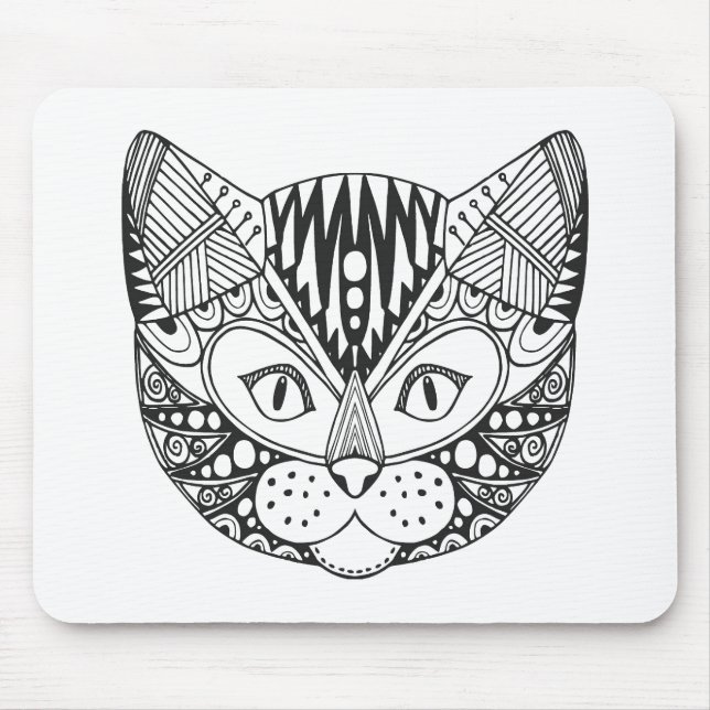 Mousepad Gato inspirado (Frente)