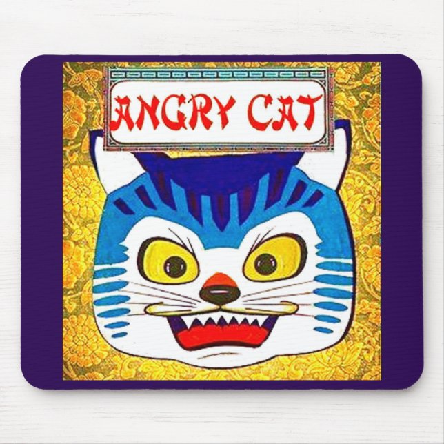 Mousepad Gato Irritado (Frente)