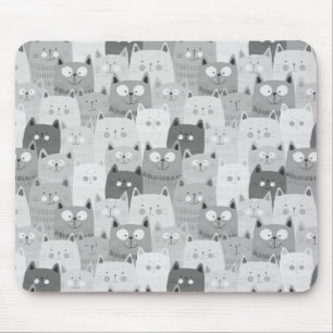 Mousepad gato japonês gatinho nunca engraçado, fonte piad