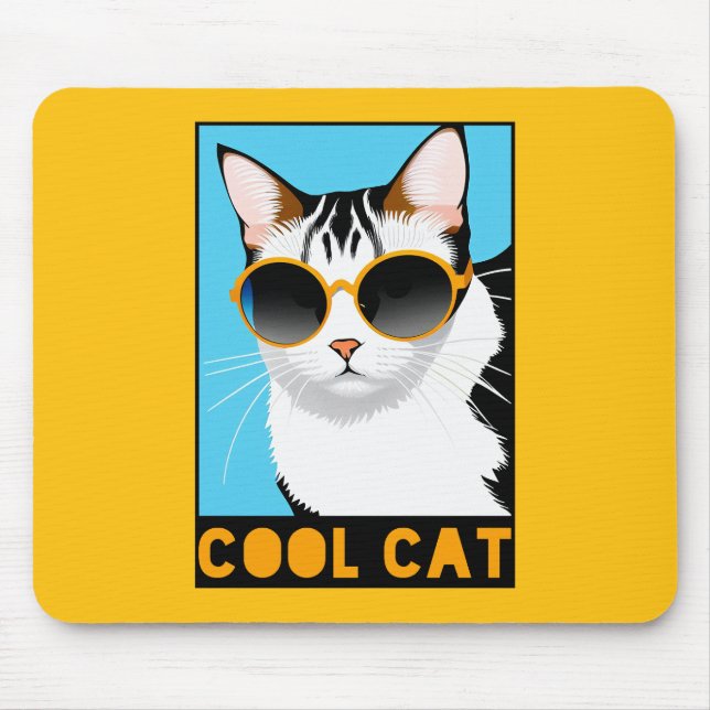 Mousepad Gato Legal Divertido (Frente)