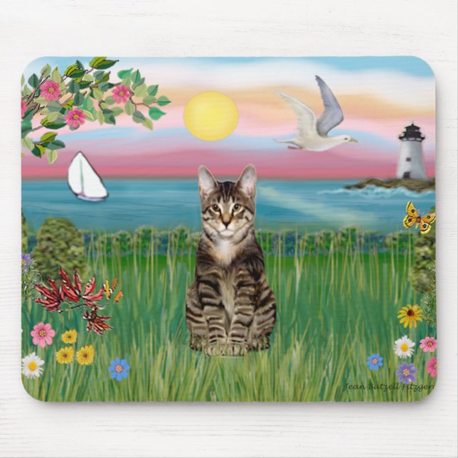 Mousepad Gato (listrado) - Farol (Frente)