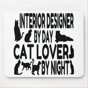 Mousepad Gato Lover Interior Designer