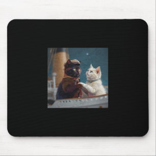 Mousepad Gato Meme Engraçado Filme Titanic Rms Cruzeiro Nav