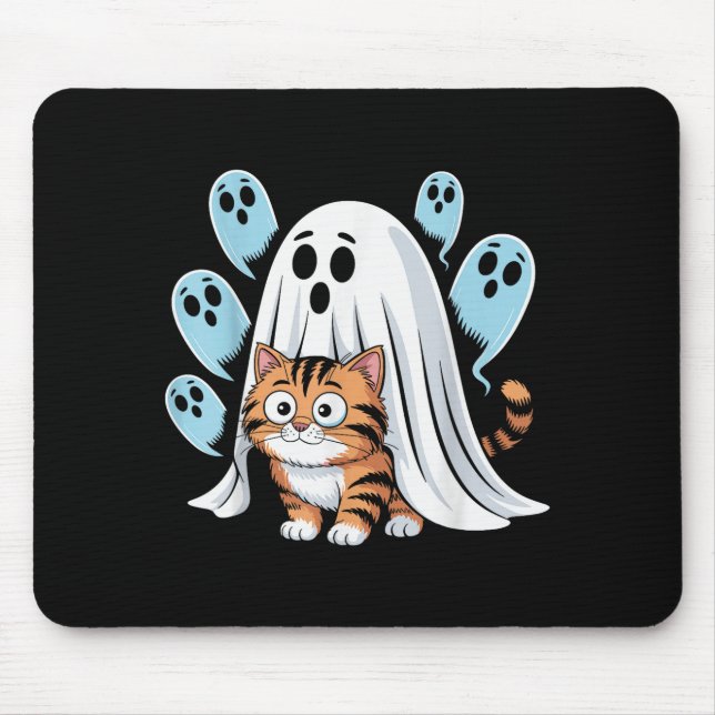 Mousepad Gato Meme Engraçado Soky Halloween Gatinho  (Frente)