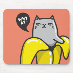 Mousepad Gato na banana