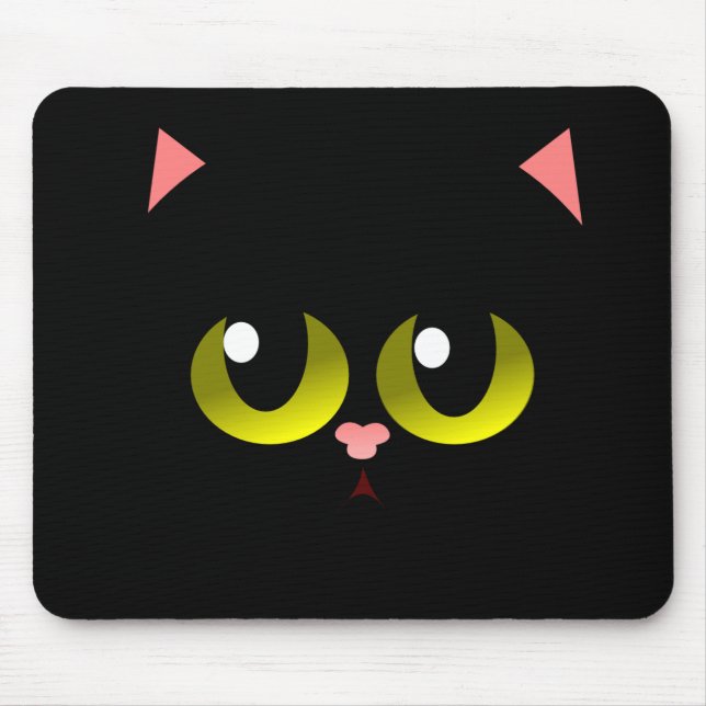 Mousepad Gato Negro (Frente)