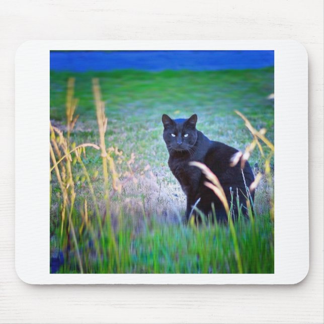 Mousepad Gato Negro (Frente)