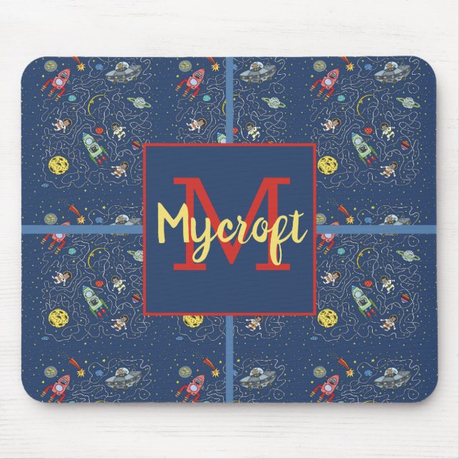 Mousepad Gato no Espaço (Frente)