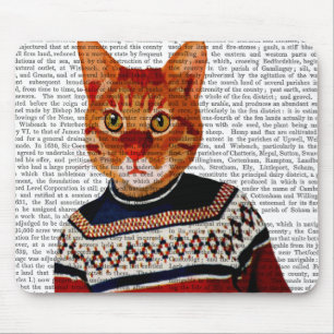 Mousepad Gato no Ski Sweater 2