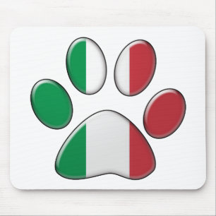 Mousepad Gato patriótico italiano