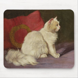 Mousepad Gato persa branco
