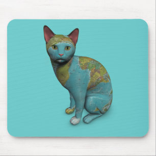 Mousepad Gato Planeta