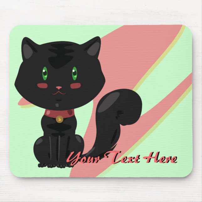 Mousepad Gato Preto (Frente)