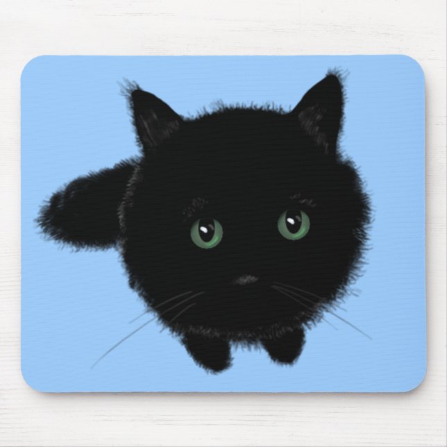 Mousepad Gato Preto (Frente)