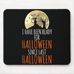 Mousepad Gato preto árvore morta pronta para o halloween 