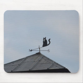 Mousepad Gato Preto Cata-Vento