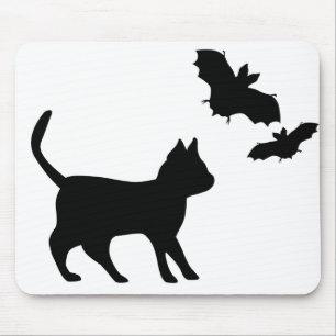 Mousepad Gato Preto com Bat