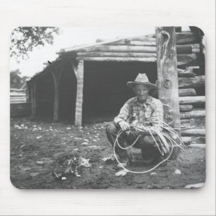 Mousepad Gato que come fora de uma lata de café