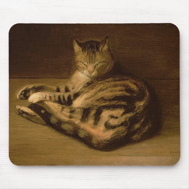 Mousepad Gato Recumbent, 1898 (Frente)