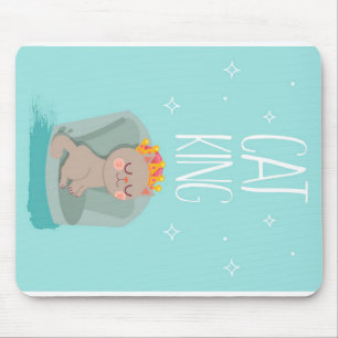 Mousepad Gato Rei Bonito, Presente De Gatinho Bonito, Prese