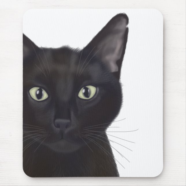 Mousepad Gato, Retrato de Gus (Frente)