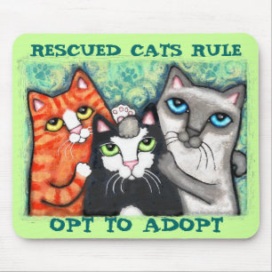 Mousepad Gato salvado/abrigo