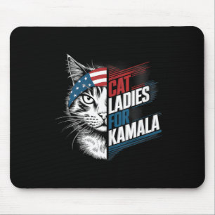 Mousepad Gato Senhoras Para Kamala Presidente Kamala Harris