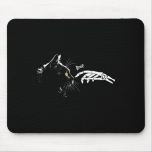 Mousepad Gato Skeleton Boop Halloween Cats Pet Kit