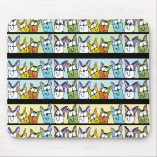Mousepad Gatos Coloridos Com Lineup Do gatinho