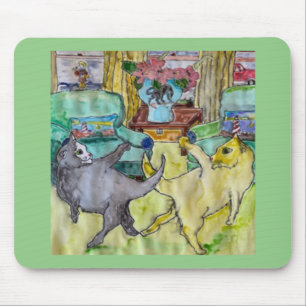 Mousepad Gatos 🐈 dança