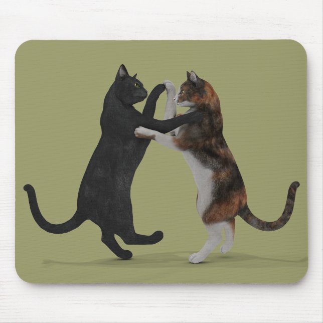 Mousepad Gatos Dançantes (Frente)