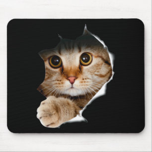 Mousepad Gatos De Gato Engraçados Para Homens