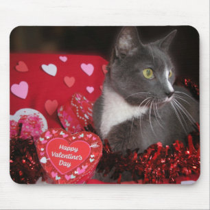 Mousepad "Gatos e beijos"