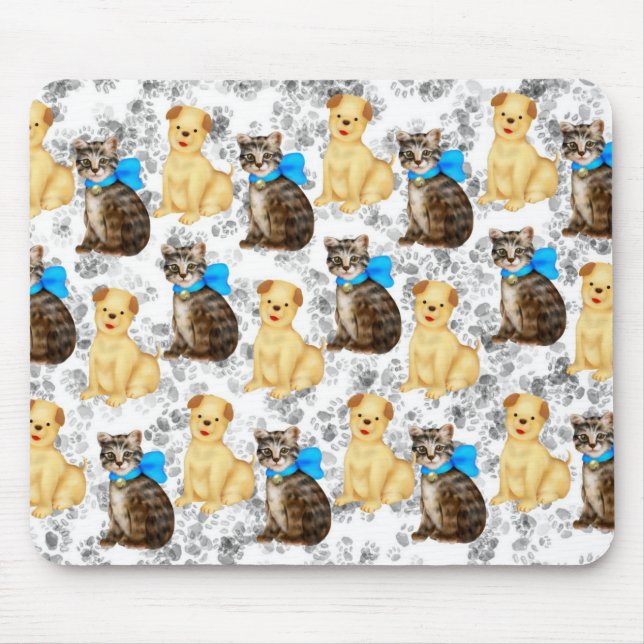 Mousepad gatos e dogs2 (Frente)