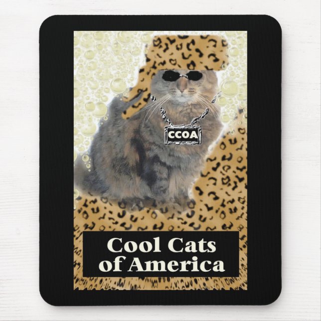 Mousepad Gatos legal de América (Frente)