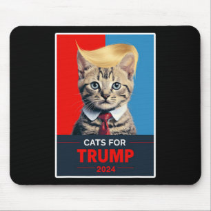 Mousepad Gatos Para Trump 2024 Eleição 1