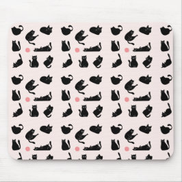 Mousepad Gatos Pretos bobos