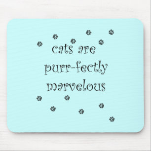 Mousepad gatos são perfeitamente maravilhosos com estampas