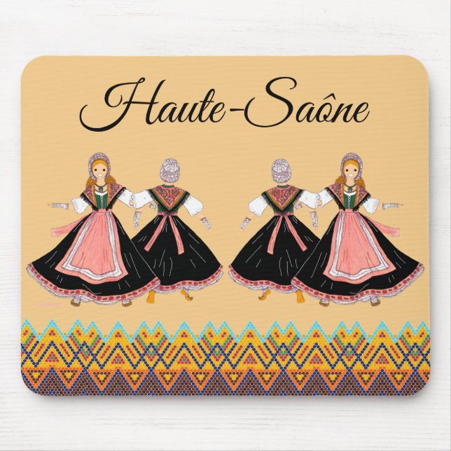 Mousepad Gauchnottes de Haute-Saône, França (Frente)