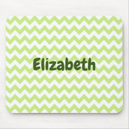 Mousepad Gavão verde-claro e branco