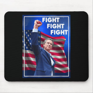 Mousepad Gavin Newsom Luta Luta Luta, Ga Sarcástico Engraça