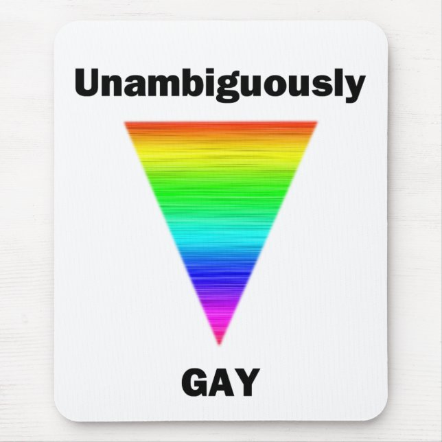Mousepad Gay sem ambiguidade (Frente)