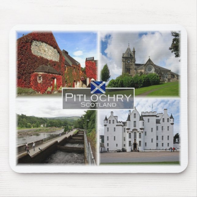 Mousepad GB Reino Unido - Escócia - Pitlochry - (Frente)